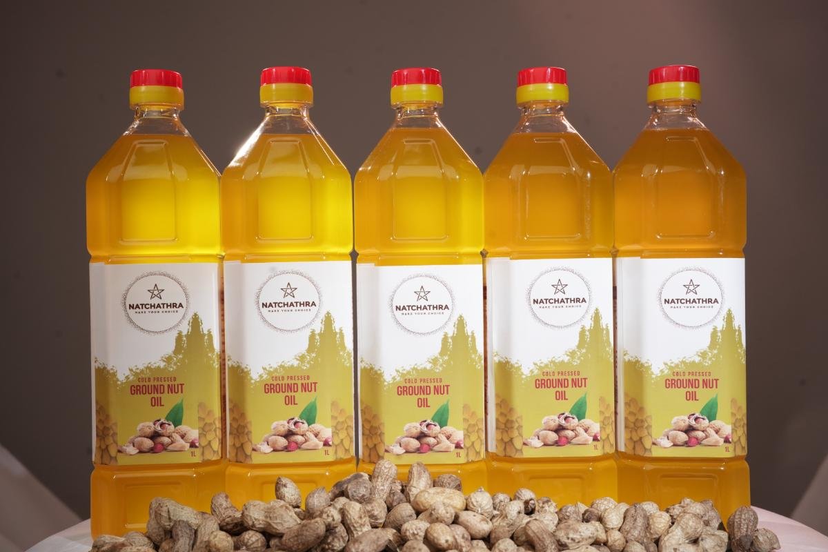 Cold Pressed Groundnut Oil 1L